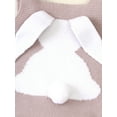 thumbnail image 6 of Kiapeise Baby Girl Boy First Easter Romper Knitted Cute Rabbit Fluffy 3D Bunny Tail Ears Jumpsuit Newborn Baby, 6 of 7