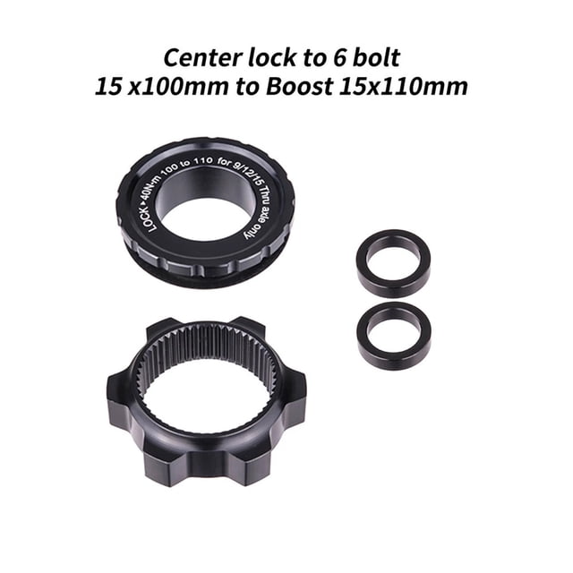 MTB Bicycle Disc Brake Hub Adapter Center Lock To 6 Bolt Boost Hub Spacer 15x100 To 15 X 110 Front Rear Washer 12x148 Thru Axle ,Long Lasting