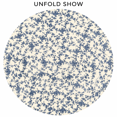 thumbnail image 2 of Verolix 60 inch Round Tablecloth, Featuring Blue Floral Botanical Pattern, Made from Polyester Fabric for Dining Kitchen Home Decor, 2 of 5