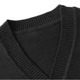thumbnail image 4 of CYRBOKO Toddler Boys Sweaters, Stretch Casual Knit Long Sleeve Fall Cardigans Black Size 3-4 T, 4 of 5