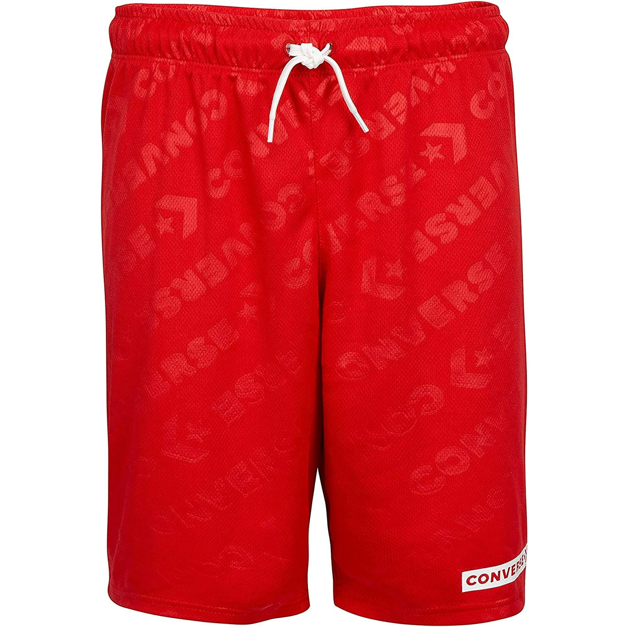 Converse Kids Boys Mesh Shorts 5 University Red -