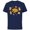 Navy, variant on Holiday Christmas Gingerbread Cookie Heroes - Short Sleeve Cotton T-Shirt for Adults - Customized-Navy
