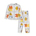 thumbnail image 2 of Disketp Pajamas Set Long Sleeve Sleepwear Womens Button Down Nightwear Pj Sets-Construction Signs, 2 of 9