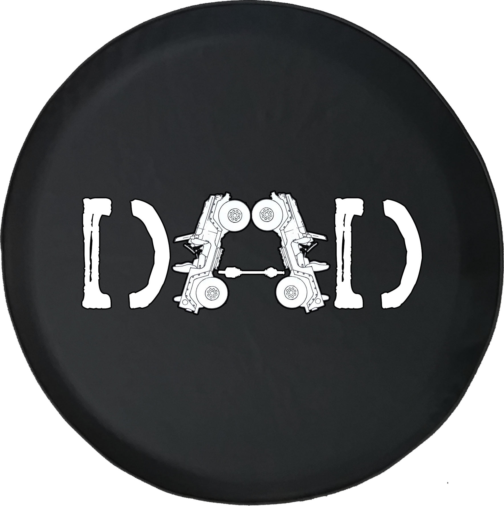 Black Tire Covers Tire Accessories for Campers, SUVs, Trailers