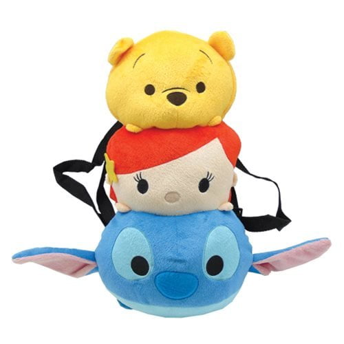 Plush Backpack - Disney - Tsum Tsum Pooh Ariel Stitch New 134857 - Walmart.com