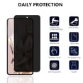 thumbnail image 2 of ZYQEEE [3 Pack] Privacy Screen Protector Compatible with Google Pixel 9 Pro XL, Easy Installation Bubble Free Anti-Fingerprint, Scratch-Resistant, Anti-Spy Tempered Glass Protective Film 6.8-inch, 2 of 7