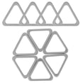 thumbnail image 1 of IDEANATEGRATE 10Ud Hebillas Triangulares Metálicas Plateadas Para Proyectos De Joyería, 1 of 8