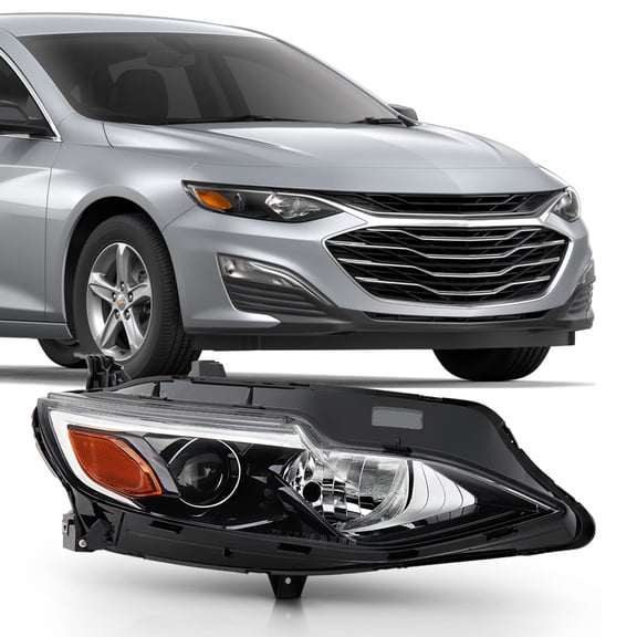 2019-2022 Chevy Malibu Halogen Headlight Headlamp Replacement RH Passenger Side