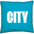 thumbnail image 5 of Manchester City FC Character World Official Blue Reversible 2 Sided Cushion (16 x 16 Inches), 5 of 7