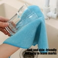 thumbnail image 2 of sruoe Microfiber Cleaning Cloths, Kitchen Dish Cloths Scrubbing, Cleaning Rags, Cleaning Rags Reusable, Kitchen Towel, Car Cleaning, Absorbent Dishcloth for Home Kitchen, 2 of 7
