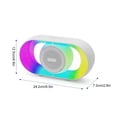 thumbnail image 2 of Cateissary Altavoz Bluetooth RGB con graves potentes e iluminación ambiental. Audio inalámbrico portátil con luz RGB. Cables de audio/vídeo, 2 of 2