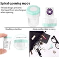 thumbnail image 5 of 5 Pieces Manually Contact Lens Cleaner Washer Plastic Lens Case Cleaning Container,Black, Blue, Pink, Orange, Green by Casewin, 5 of 6