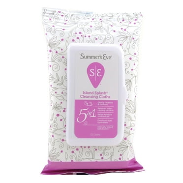 Summers Eve Cleansing Cloths 32 Count Soft Pk Island Splash (Pack of 3)