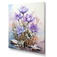 thumbnail image 2 of Designart "Amethyst-Tinted Snowdrops I" Snowdrops Wall Decor, 2 of 7