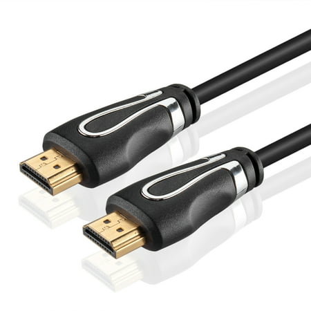 High Speed HDMI Cable (10FT) 4K Ultra HD UHD with Ethernet Supports 3D, Audio Return Channel For High Performance Video Streaming Gaming PlayStation PS4 PS3, Xbox One 360, Apple TV & PC (Best Way To Stream Computer To Tv)