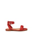 thumbnail image 2 of Time and Tru Women's Braided Ankle Strap Sandals, 2 of 5