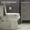 thumbnail image 2 of Kohler K-25875 Hyten Elongated Closed-Front Toilet Seat - White, 2 of 7