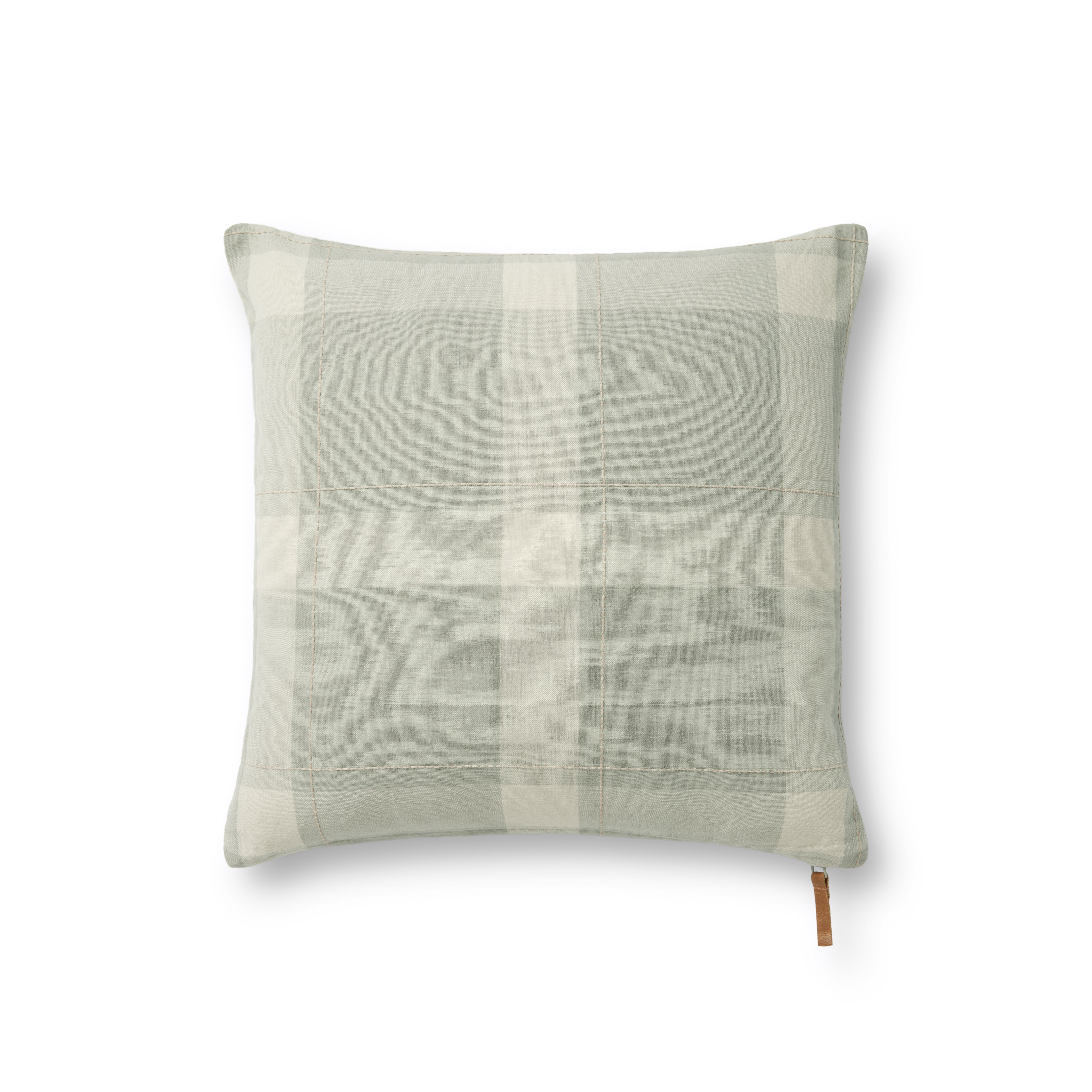 Chris Loves Julia x Loloi Linus Sage / Multi 18'' x 18'' Decorative Pillow