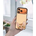 thumbnail image 5 of WIRESTER Shockproof Soft Rubber Cover Case for Apple iPhone 17 Pro Max 6.9" 2025, Animal Orange Tabby Kitten Cat On Sunset Background, 5 of 5