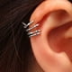 thumbnail image 1 of Fiudx Ofertas Flash Artículos En Oferta Clip De oreja De Mano Con Garra De Mano, Clip De oreja De Viento Frío Antiguo, Retro Oscuro, Personalidad Femenina, 1 of 6