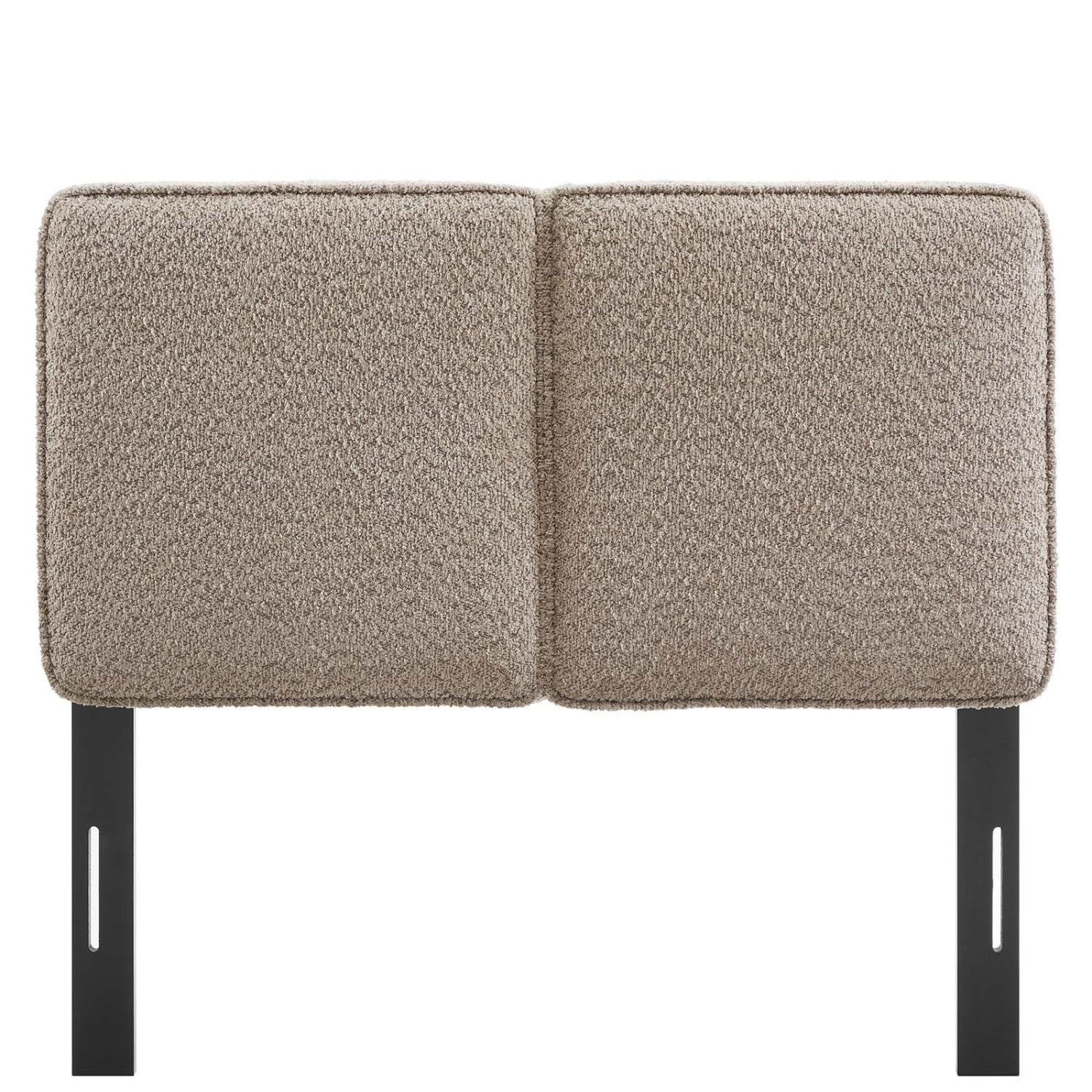Headboard, Twin Size, Oatmeal, Fabric, French Bedroom, Modern Contemporary HB36836