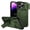 Green, variant on Asuwish Magnetic, Kickstand, Slide Camera Cover TPU, Plastic, Metal Hard Shell Fashion Cell Phone Case for iPhone 14 Pro Max, Black