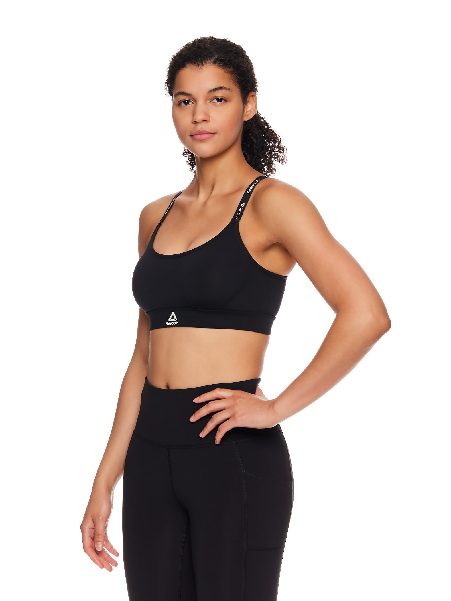 Reebok Women's and Women's Plus Low Impact Favorite Bra with Removable Cups, Sizes XS-4X