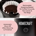 thumbnail image 5 of HomeCraft Electric Iced Tea Maker, 2 qt Double-Insulated Cold Brew Coffee and Tea Brewer Pitcher, 5 of 6