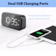 thumbnail image 4 of Amdohai Digital Alarm Clock with USB Port for Charging Adjustable Brightness Dimmer LED Digit Display 12/24Hr Snooze Adjustable Alarm Small Desk Bedroom Bedside Clocks, 4 of 5