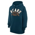 thumbnail image 2 of Unisex Starter  Navy Chicago Bears Half Ball Team Fleece Pullover Hoodie, 2 of 3