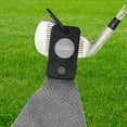 thumbnail image 6 of Magnetic Waffle Weave Microfiber Golf Towel with Clip Gray, 6 of 7