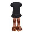 thumbnail image 4 of Baby-Girls 2 Piece Halloween Pumpkin Ruffled Pants Outfit (6t), 4 of 5