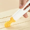 thumbnail image 5 of 4-in-1 Flower Pattern Crust Roller Cutter, Decorative Pastry Wheel Tool for DIY Baking, Pie Crust Edger with Interchangeable Heads, Ergonomic Handle for Home Kitchen Use, 5 of 9
