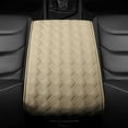 thumbnail image 5 of HLONK Car Center Console Cover Pad Leather Auto Armrest Cover Car Armrest Box  With Added Storage Bag Personalized Classic Elbow Pad  Cushion Pads For SUV Truck, 5 of 5