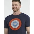 thumbnail image 4 of Captain America Men’s & Big Men's Cotton Graphic Tee with Short Sleeves, Sizes S-3XL, 4 of 5
