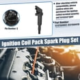 thumbnail image 2 of Unique Bargains 6pcs Automotive Ignition Coil for BMW M760i xDrive Base 6.6L V12 - Gas 2022 Black, 2 of 6
