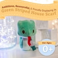 thumbnail image 5 of KIDS PREFERRED Harry Potter Slytherin Green Snake Plush Stuffed Animal with Embroidered Details and Green Stripped Scarf Hogwarts House Collectible for Babies, Toddlers, and Kids 6 Inches, 5 of 5