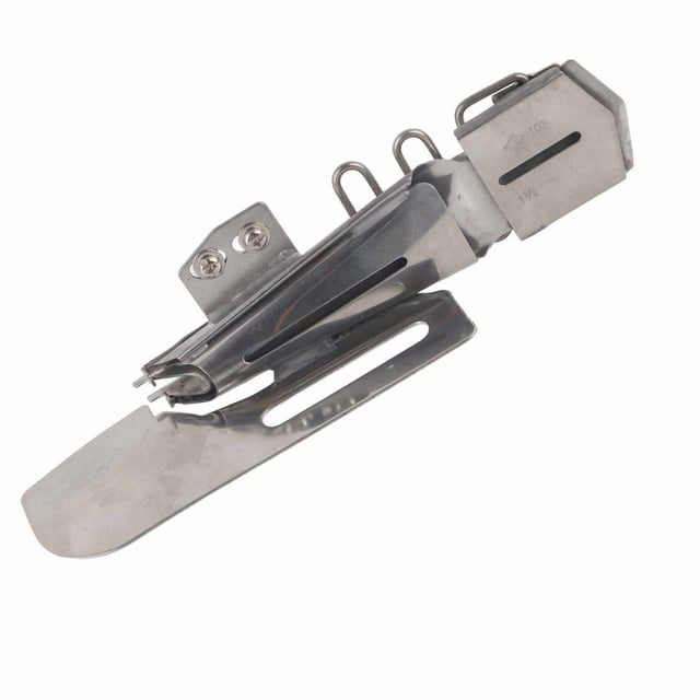 Accesorio para Alfombra de Cinta de Encuadernació Al Bies, Diseño de Guía Recta para Mácina de Coser Industrial, 4 Tamamosos, Aumta la Producció y la, Metal, Metal,