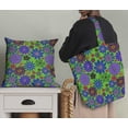 thumbnail image 5 of Soimoi Floral Print - Green, Viscose Rayon Fabric Material - 42 Inch Wide, 1 Yard, Unstitched Material For Dresses, Blouses, Skirts, Sleepwear, Kids Clothing, 5 of 6