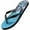 Black/Blue Stripe, variant on Norty Men's Casual Flip Flop Thong Sandal Shoe Beach Pool Everyday