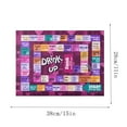 thumbnail image 2 of Interactive Drinking Board Game for Adult Parties and Couples Social Desktop Puzzle Entertainment, 2 of 7
