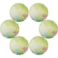 thumbnail image 3 of Coolnut Easter Eggs Spring Floral Round Placemats Durable Non-Slip Table Mat Heat and Stain Resistant Placemat for Kitchen Table Outdoor BBQ Activities(4PCS) Home Decor Gifts, 3 of 7