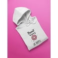 thumbnail image 3 of Donut Worry Be Happy Hoodie Women -SPIdeals Designs, Female 5X-Large, 3 of 4