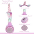 thumbnail image 5 of Kids Headphones,Charlxee Unicorns Wired Headsets with Gifts Packing include Sticker&Bracelet for Girls,Built-in Mic&On/Over Ear HD Stereo for Online Study/School/Tablet with Nylon Cable-Pink, 5 of 8