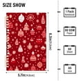 thumbnail image 3 of Christmas Decorations Red Ring Binder Notebook Journey Note Diary College Ruled Spiral Notebook Study Loose Leaf Paper A5 60 Pages, 3 of 8