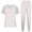 #556-White, variant on Haivin Scrub Suit for Women with Pockets and Short Sleeve, Professional Nursing Uniform for Medical Work and Daily Use
