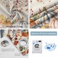 thumbnail image 2 of Fsddascl Orange Fall Blackout Curtains for Bedroom/Living Room, Thermal Insulated Kitchen Curtains, Thanksgiving Pumpkins Botanical Autumn Grommet Darkening Window Treatment Drapes 27.5"x39"x2, 2 of 6