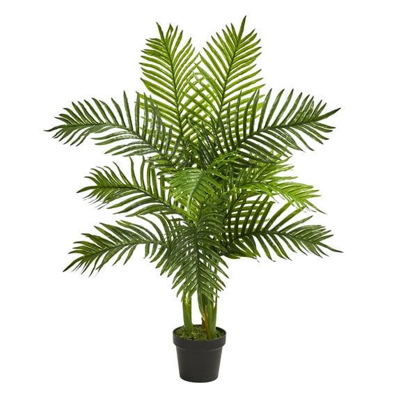 Nearly Natural 3.5' Areca Palm Artificial Tree (Real Touch)