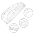 thumbnail image 2 of Zonest Sewing Ruler Acrylic Pattern Making Ruler Includes 5 Button Patterns For Sewing, 2 of 10
