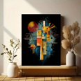 thumbnail image 6 of Bauhaus Abstract Geometric Canvas Print，Mid Century Modern Home Decor, 6 of 8